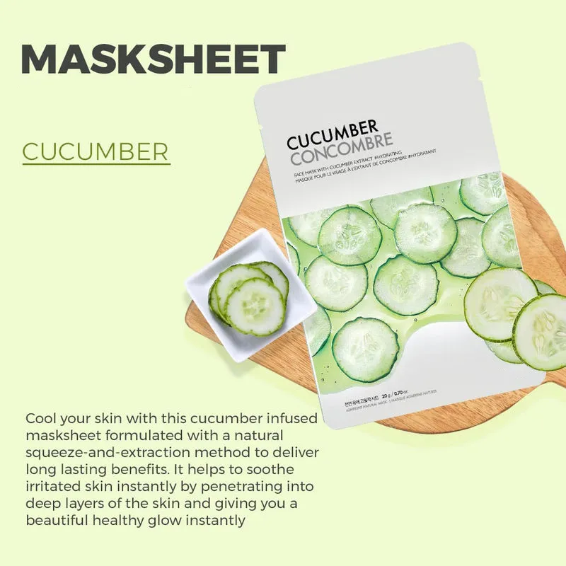 cucumber sheet mask private label